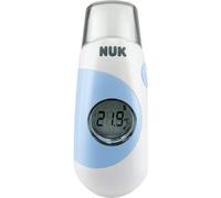 NUK Thermomètre médical Flash sans contact - Pour bébé - Blanc/Gris/Bleu