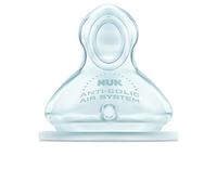 NUK Tétine First Choice, 2 tétines, Taille 0-6 mois, Perçage Bouillie L