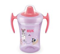 Nuk Trainer Cup Tasse Antifuite, Embout Souple, Étanche, à Partir de 6 Mois, sans BPA, 230 ml, Couleur Assortie