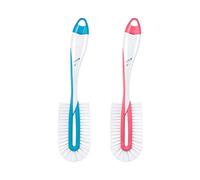 NUK Brosse à biberon Twist 1 – brosse pour tétine – nettoyage en profondeur – couleur aléatoire