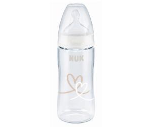 NukBiberon FC+ 300ml silicone 3m+ M Baleine