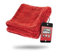 Nuke Guys Gamma Dryer S | Chiffon Sec Ultra-Absorbant et Pratique 1400 g/m² Rouge 40x40 cm | Non Pelucheux, Fibres Douces, sans Rayures | Microfibre de qualité supérieure pour Voiture, Moto, vélo