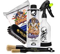 Nuke Guys Kit de nettoyant multi-usages concentré pour intérieur et extérieur de voiture 1 l + flacon pulvérisateur + 1 brosse pour tissus / cuir + 2 pinceaux de nettoyage + 8 chiffons en microfibre