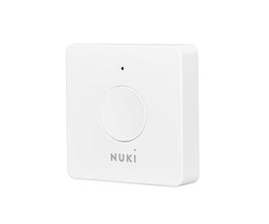 Nuki Opener, Serrure porte, ouverture de porte intelligent, Serrure connectée de l'immeuble, Nuki WLAN Bridge requis, interphone sans fil, Nuki Smart Home, blanc