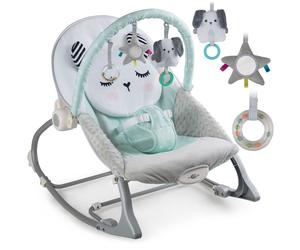 Nukido rocking bouncer avec vibration - menthe