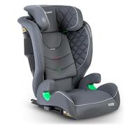 Nukido Siège Auto Bébé 15 à 36 kg - Isofix - Têtière Ajustable 12 Niveaux - Housse Amovible - Gris - Louis