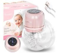 Nukido Tire-lait électrique NK-963 - Portable 3 phases, écran LED, silicone sans BPA, rose doré