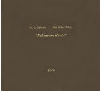 Nul encore n'a dit - Winfried Georg Sebald - Fario - broché - Poésie