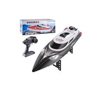NULA Bateau de course télécommandé 35 km/h pour piscine, lac, rivière et étang, bateau télécommandé 2,4 GHz avec éclairage LED, réinitialisation du Kenter par simple pression d'un bouton