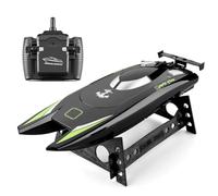 NULA Bateau de course télécommandé pour adulte 30 km/h avec double moteur, 2,4 GHz, coque étanche à grande vitesse, 25 minutes d'autonomie 32 cm RTR