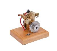 NULA Kit de modélisme de moteur Hit and Miss - M12B 1,6 CC Mini monocylindre refroidi à l'eau 4 temps Moteur à essence Mini moteur à combustion interne Maquette physique pour adultes