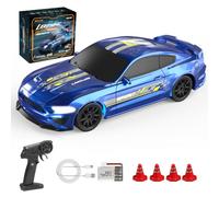 NULA Mini voiture RC Drift 1:43 RTR - Entièrement proportionnelle - 2,4 G - Voiture de course radiocommandée - Avec lumières LED - Cadeau de bureau pour adultes