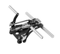 NULA SN-2 Pédales d'hélicoptère avec système de freinage, simulation de vol, capteur à effet Hall, USB multi-angle réglable, amortisseur d'avion de combat, pédales pour adultes - Version amortisseur