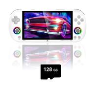 NULA TRIMUI Smart Pro Console de jeu portable, rétro, avec carte SD 128 Go, plus de 12700 jeux, système Linux A133P, processeur 5 pouces, arcade rétro, jeu vidéo, émulateur, support WiFi