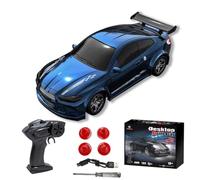 NULA Voiture RC Drift à l'échelle 1:64, haute vitesse 4WD Mini entièrement proportionnelle RTR 2,4 GHz Télécommande Modèle de véhicule de sport, cadeau de bureau pour adultes