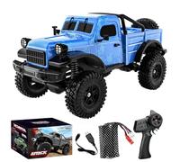 NULA Voiture télécommandée 4WD RC avec lumière LED, 1:18, 12 km/h, RC Hobby Offroad All-Terrain Crawler, Camion, véhicule de course, véhicule tout-terrain, RTR RC, Buggy, Jouet C8813