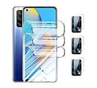 nulala 3+3 Pièces Protecteur d'écran pour OPPO Realme C3 avec Caméra Arrière Protecteur, Anti-Rayures, Protection écran Hydrogel Film en TPU pour OPPO Realme C3