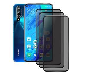nulala 3 Pièces Protection d'écran Anti-Espion pour Huawei P60, Privacy Protecteur d'écran Film en Verre Trempé pour Huawei P60 - Dureté 9H, Anti-Rayures, Sans Bulles, Compatible Coque