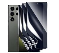 nulala 3 Pièces Protection d'écran Anti-Espion pour Samsung Galaxy A02S, Privacy Protection écran Hydrogel Film en TPU pour Samsung Galaxy A02S - Pas de Bulles, Compatible ID d'Empreinte Digitale