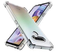 nulala Coque pour LG G8X ThinQ, Transparente Coque TPU Souple Bumper Clarté Housse Étui de Protection Anti-Rayures Antichoc Compatible avec LG G8X ThinQ