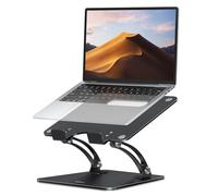 Nulaxy Supporte pour Ordinateur Portable, Angle de Hauteur Réglable Support de Ordinateur Bureau, Compatible avec MacBook, Dell, HP, Tous Les Ordinateurs Portables de 11-17" - Noir