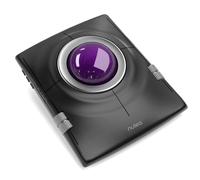 Nulea M512 Souris Trackball sans fil, boule de trackball ergonomique de 55 mm, DPI réglable pour un contrôle précis, compatible avec gaucher ou droitier, rechargeable, violet foncé