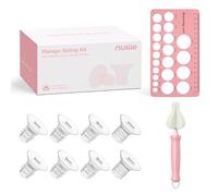 Nuliie Kit de taille de bride de 8 pièces 14/16/18/20 mm pour bride/bouclier de 24 mm de la plupart des pompes, brides en silicone pour tire-lait électrique Momcozy/Spectra, kit essentiel de pompage