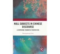 Null Subjects in Chinese Discourse