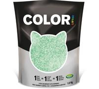 NULLODOR Litière Color par DEMAVIC - 1,8 kg - Vert - Pour Chat
