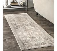 nuLOOM Ehtel Tapis Vintage avec médaillon, Rouille, 1,5 x 2,3 m