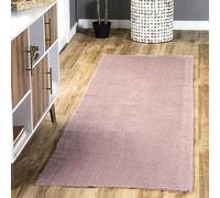 nuLOOM Loni Solid Machine Washable Shag Runner Rug, 2' 6" x 6', Pink