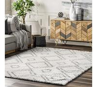 nuLOOM Tapis doux, 97 cm x 152 cm, Blanc