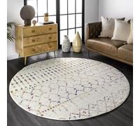 nuLOOM Tapis marocain Blythe Accent, 0,9 x 1,5 m, Multicolore Clair, Ovale, 0,9 cm d'épaisseur