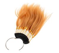 NULYLU 1 Ensemble Échantillons de Humains Naturels pour Tests de Couleur Outils pour Salon Pratique Coiffage Réalistes