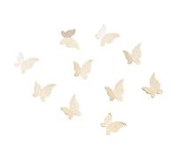 NULYLU 10 Pièces de Charmes Papillonnés en Alliage Doré pour Création de Bijoux et Décoration, pour Manucure et Scrapbooking