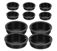 NULYLU 10 pièces Lot de Bouchons de Bonde Plastique pour Fûts Étanchéité Renforcée Couvercles Réutilisables pour Barils Huile et Bidons Chimiques