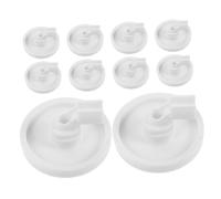 NULYLU 10 pièces Roulettes de Remplacement pour Rack Inférieur de Lave Vaisselle de Roues Plastique pour Réparation DIY Compatible avec Divers Modèles