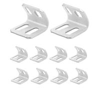 NULYLU 100 Clips de Fixation Invisibles pour Canapé et Caoutchouc, Construction Solide, Couleur Argenté, Pack de 100 Pièces pour Réparation de Sièges et Cadres à Domicile