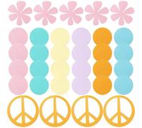 NULYLU 100 Pièces de Confettis en Papier à Fleurs pour Décoration de Table Mariage et Fête, Chutes en Carton à Disperser, pour Anniversaire et Shower