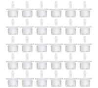 NULYLU 100 Pièces Goutteurs à Compensation de Pression Blanc PP | Anti-obstruction, Usage Extérieur, Résistance Uv, pour Espaces Verts et Cultures