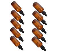 NULYLU 10pièces Bouteilles Pour Huiles Essentielles De Pipettes Dropper Flacons Anti-uv Pour Aromathérapie Et Pour Et Cosmétique