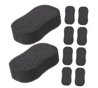 NULYLU 10pièces Éponge à Cheveux Portable Pour Hommes De Mousse Pour Boucles Brosse à Cheveux Pour Salon Et Usage Domestique