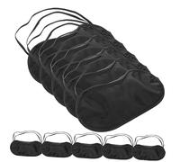 NULYLU 10pièces Masque Pour Yeux Lot De Bandeau Souple Et Confortable Cache-yeux Pour Dormir Œillères Réutilisables Pour Maison Et Voyage