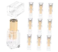 NULYLU 10pièces Tubes Lèvres Vides Transparent Recharges Pour à Lèvres Packaging Pratique Et Élégant