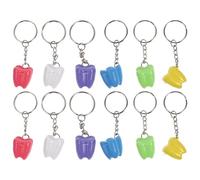 NULYLU 12 porte-clés dents de lait : Mini boîte de rangement - Boîte de rangement charmante - Capsule de sécurisée pour les souvenirs d'enfance