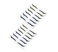 NULYLU 12paires Stickers Eyeliner Réutilisables Pour Maquillage Des Yeux Tapes Pour Double Paupière Par Étanche Et Invisible Pour Agrandir Le Regard