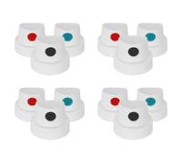 NULYLU 12pcs Bouchons Universels pour Aérosols Buses de Pulvérisation en Plastique, Formule Séchage Rapide et Prise Confortable pour Projets de Graffiti et Art Urbain