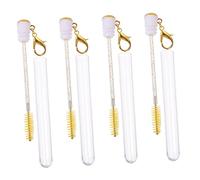 NULYLU 12pièces Brosses à Créatives Tube Avec Porte-clés Accessoires De Maquillage Pour Femme Outil De Beauté Pour Et Sourcils