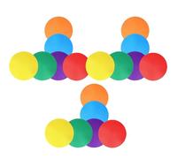 NULYLU 18pcs Pastilles de Tapis pour Salle de n TPR avec Points de Sol Colorés et Points D'entraînement de Basketball, Autocollant de Sol pour Gym et Danse Coupe du Monde
