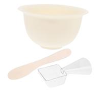 NULYLU 1ensemble Bol à Mélanger Silicone Pour Masque Facial Kit Diy Spatule Applicatrice Pour Soins Peau Et Beauté